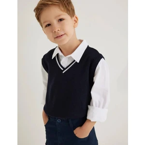 5WKB90005TT Koton Erkek Çocuk Süeter Lacivert