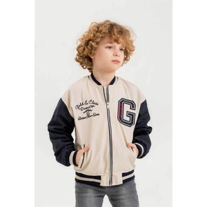Gold Class Kidswear Çift Cepli Su Geçirmez Erkek Çocuk Kolej Ceket