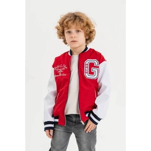 Gold Class Kidswear Çift Cepli Su Geçirmez Erkek Çocuk Kolej Ceket