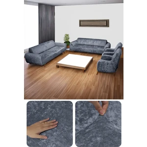 Bibaha Home Kadife Lastikli 3 3 1 1 Koltuk Örtüsü Takımı| Kanepe Kılıfı| Çekyat Örtüsü Kılıfı
