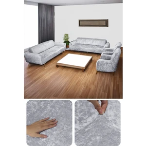 Bibaha Home Kadife Lastikli 3 3 1 1 Koltuk Örtüsü Takımı| Kanepe Kılıfı| Çekyat Örtüsü Kılıfı