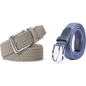 2 Adet Dokuma Örgülü Elastik Kemer