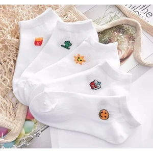 Çorap Dünyam 5’li  Eglenceli Bilek Kısa Çorap Seti