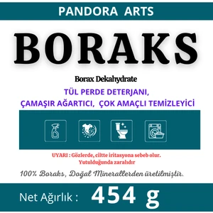 Pandora Arts Boraks Doğal Deterjan Tül Perde Temizleyici