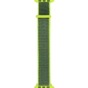Apple Watch 42MM Uyumlu Kordon Hasır Örgü Cırt Cırtlı Terletmeyen Zore Krd-03 Kumaş Kayış, 2-Flash