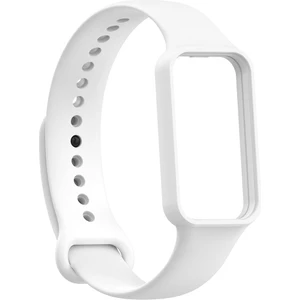 Xiaomi Redmi Smart Band 2 Uyumlu Kordon Silikon Soft Yüzey Yumuşak Zore Krd-87 Kayış, Beyaz