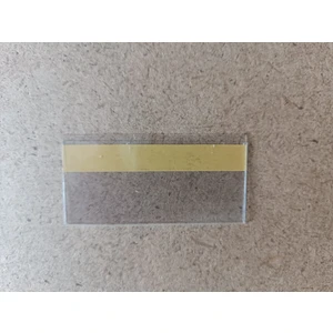 Cys Etiket CYS 4080 Yapışkanlı Şeffaf Reyon Raf Etiketi 4 x 8 cm 040 Micron 100'lü Paket