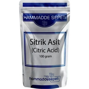 Hammadde Sepeti Sitrik Asit Citric Acid 100 Gram