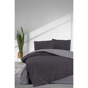 Simple Fitted Tek Kişilik Nevresim Takımı 3 Parça Gri