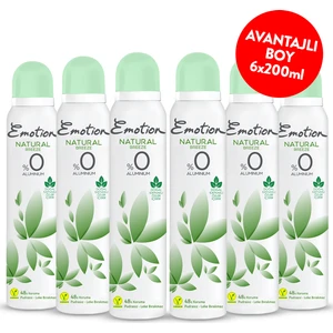 Natural Breeze Kadın Deodorant 6 x 200 ml
