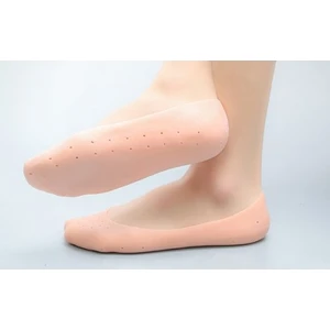 Main Shop Patik Ayak Topuk Çatlak Çorabı Silikon Patik Ten Rengi Çorap
