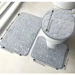 Banyo Tuvalet Paspas Seti 3 Parça