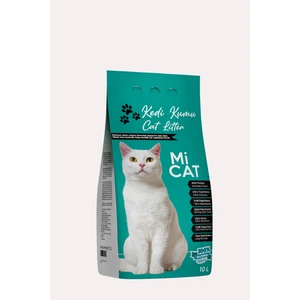 Mi Cat 10 Litre Aktif Karbonlu Kokusuz Doğal Bentonit Kedi Kumu Süper Topaklanan ve Tozsuz