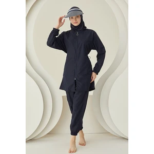 Nbb Lacivert Plain Pattern Tesettür Mayo