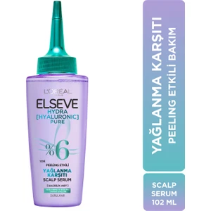 L'oréal Paris Elseve Hydra [hyaluronic] Pure Salisilik Asit Içeren Yağlanma Karşıtı Peeling Etkili Saç Derisi Serumu 102ML
