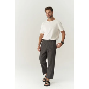 Mai Collection Robin Rachel Örme Kumaş Antrasit Pantolon