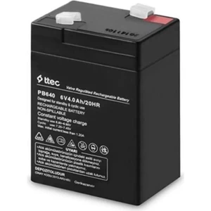 6 Volt 4 Amper Bakımsız Kuru Akü- 6V 4 Ah