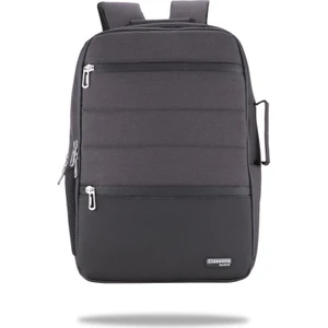 BP-TX304 Combo Serisi 15,6 Inch , Su Geçirmez Kumaş ve Su Geçirmez Fermuar Notebook, Laptop , Macbook  Sırt Çantası -Antrasit Gri