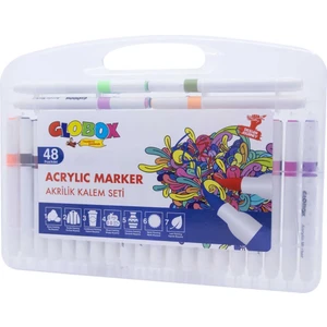 Akrilik Marker Kalem Seti 48 Renk