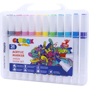 Akrilik Marker Kalem Seti 24 Renk