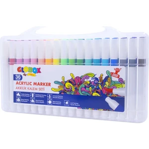 Akrilik Marker Kalem Seti 36 Renk