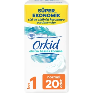 Extra Hassas Koruma Normal (Boy 1) Kanatlı Hijyenik Ped 20 Adet