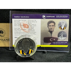 Lefter Küçükandonyadis Türk Spor Insanları Serisi No:3 Gümüş Hatıra Para