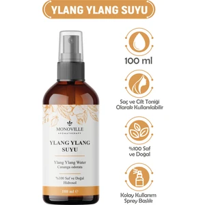 Ylang Ylang Suyu Çiçek Kokulu Etki 100 ml (Ylang Ylang Water)