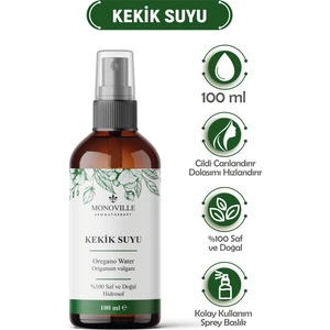 Kekik Suyu Cilt ve Saç Toniği 100 ml (Oregano Water)