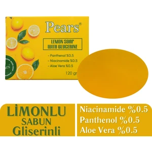 Orıgınal Hand Made Lemon Soap Wıth Glycerıne - Gliserinli Limonlu Sabun 120 gr