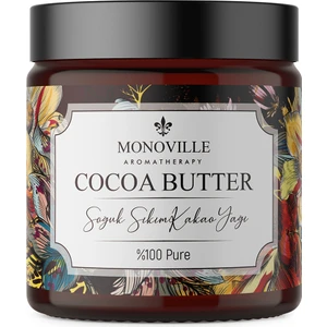 Nemlendirici Kakao Yağı 100 ml Soğuk Sıkım %100 Saf Ve Doğal (CACAO BUTTER)