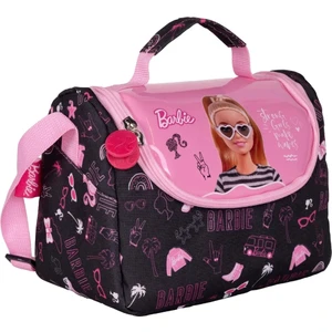 Barbie Çocuk Okul Beslenme Çantası Siyah-Pembe