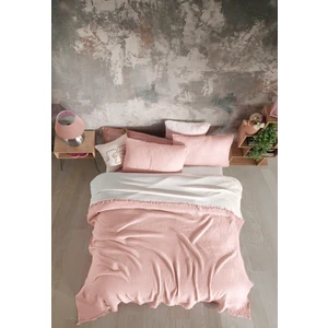 Destiny Hometex 4 Katlı Multi Muslin  Pamuk Battal Boy Yatak Örtüsü 240x260 Cm Battal Boy