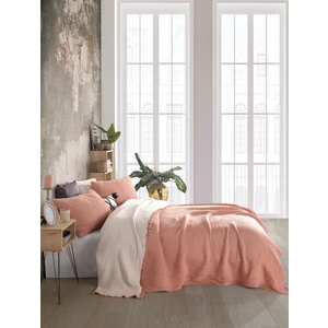 Destiny Hometex 4 Katlı Multi Muslin  Pamuk Battal Boy Yatak Örtüsü 240x260 Cm Battal Boy