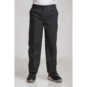 CMZ Collection Erkek Likralı Kumaş Esnek Beli Lastikli Cepli Okul Pantolonu