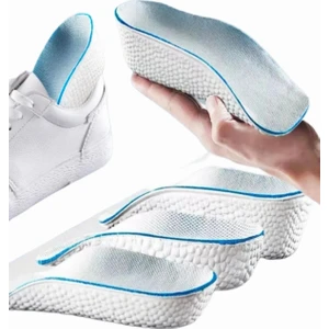 1 Çift Boy Uzatan 3,5 cm Tabanlık, Yarım Boy Ortopedik Topuk Yükseltici, Moon Walk Köpük Taban