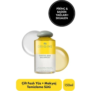 Checks and Balances™ Milky Oil Çift Fazlı Yüz + Makyaj Temizleme Sütü 150ml
