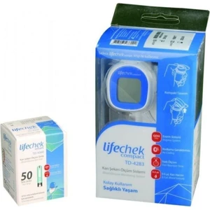 Lifechek Compact TD-4283 Kan Ölçüm Cihazı + Lifechek Smart TD-4360 Kan Ölc?u?m Stribi 50 Adet