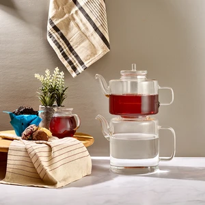 Tobby Borosilikat Cam Çaydanlık