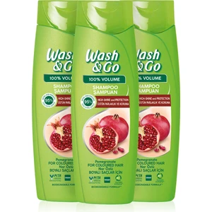 Wash & Go Wash&go Nar Özlü Şampuan 360 ml X3 Adet
