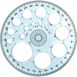 Çok Fonksiyonlu Geometrik Cetvel, Çok Fonksiyonlu Çizim Üniversal Cetvel, Geometrik Çizim Şablonu Ölçme Aracı (Yurt Dışından)