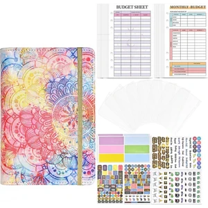 1 Takım A6 Bütçe Bağlayıcı, Fermuar Zarflı Bütçe Bağlayıcı, Para Planlayıcı Klasörü, Nakit Için Para Düzenleyici, A6 Bağlayıcı, C (Yurt Dışından)