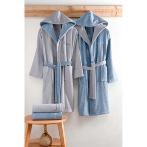Pierre Cardin 4'lü Aile Seti Hoodie Indigo-Latte