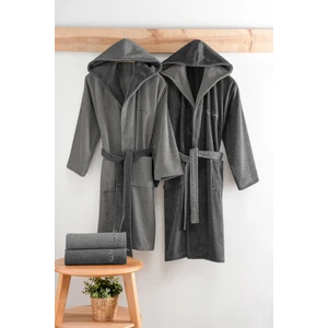 Pierre Cardin 4'lü Aile Seti Hoodie Antrasit-Gri