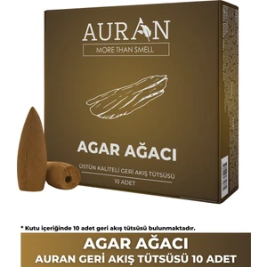 Agar Ağacı Kokulu Geri Akış Tütsüsü konik Tütsü Agar Wood Backflow Incense Cones 10 Adet
