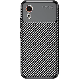 Samsung Galaxy Xcover7 Kılıf Negro Karbon Kamera Korumalı Silikon Siyah