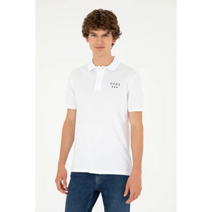 U.S. Polo Assn. Erkek Beyaz Tişört 50288504-VR013