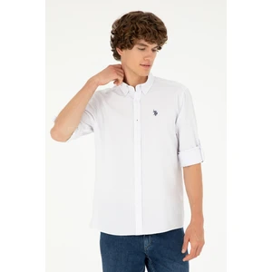 U.S. Polo Assn. Erkek Lila Gömlek Desenli 50288675-VR034