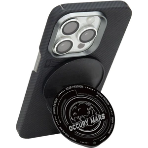 Magnetik Özellikli Ring Stand Wiwu B1 Occupy Mars Tasarımlı Siyah