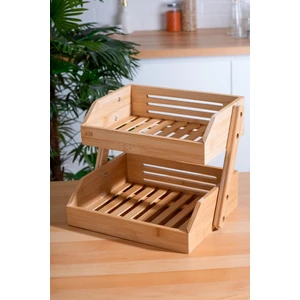 Bambu 2 Katlı Sunumluk